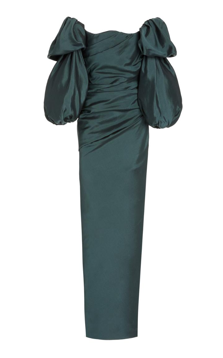 Moda Operandi Rachel Gilbert Ginny Silk-blend Gown