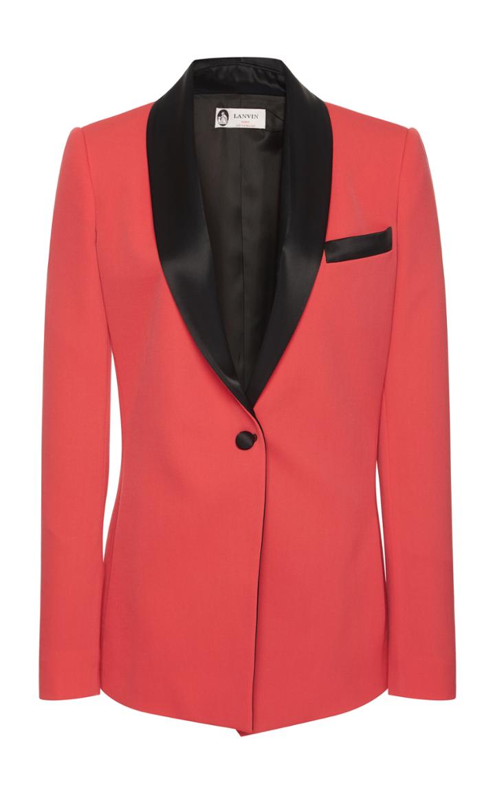 Lanvin Grain De Poudre Tuxedo Jacket