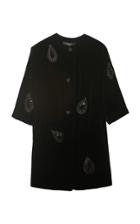 Yanina Demi Couture Embellished Velvet Coat