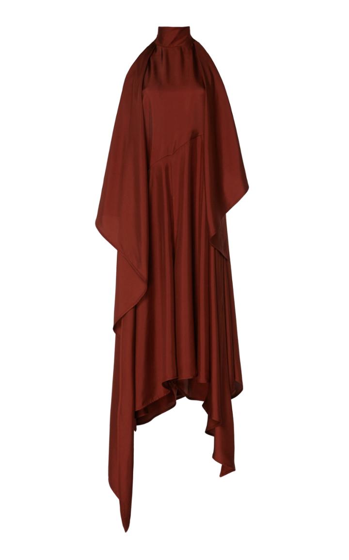 Petar Petrov Abril Silk Halterneck Dress