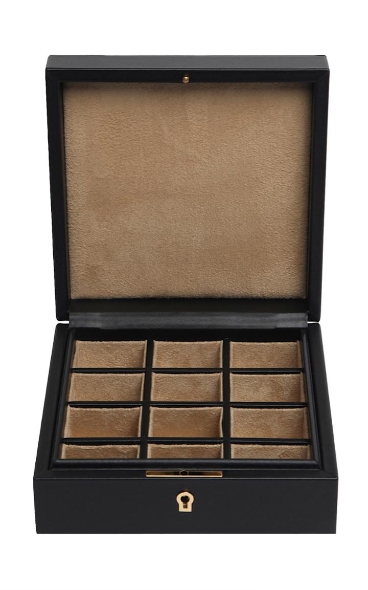 T. Anthony M'o Exclusive Calf Leather Cufflink Box