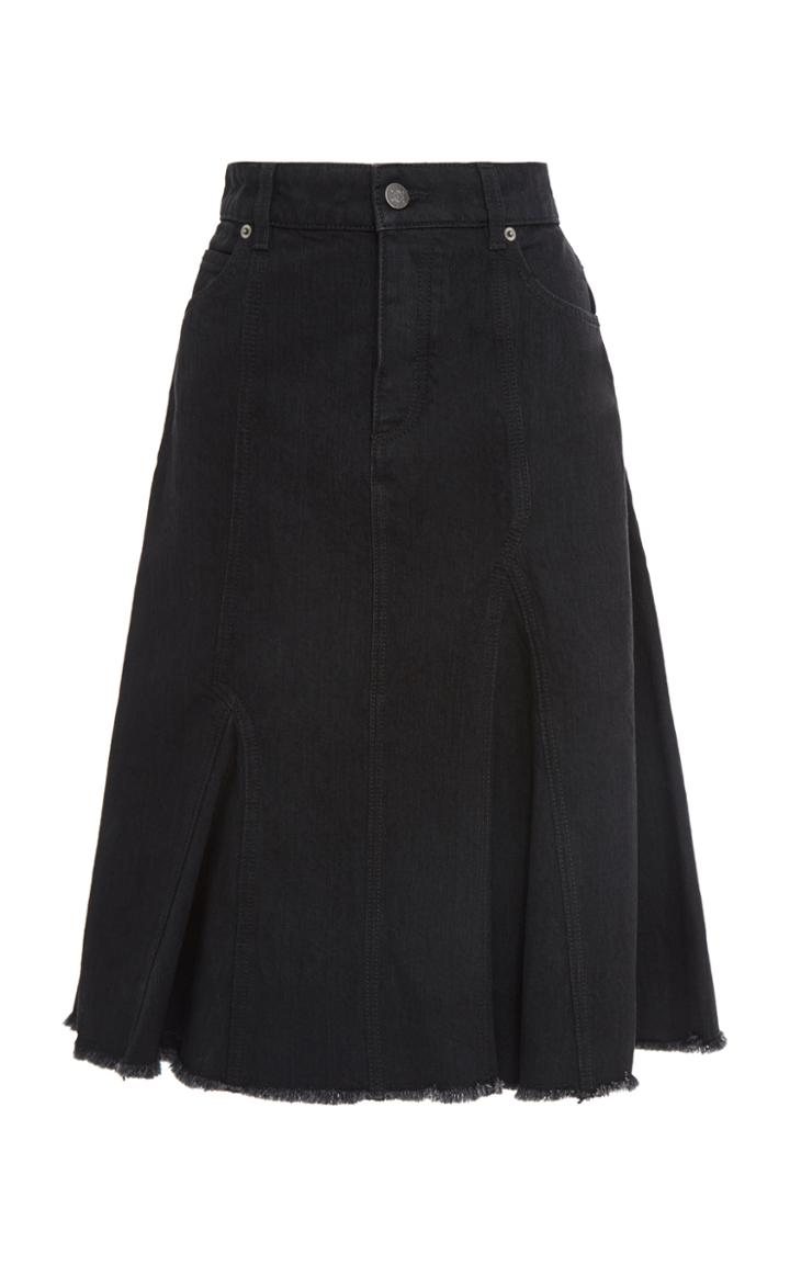 Loewe Raw Edge Denim Skirt