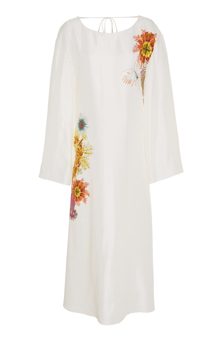 Lake Studio Reversible Floral Print Midi Dress