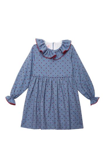 La Coqueta Ruffleneck Dress