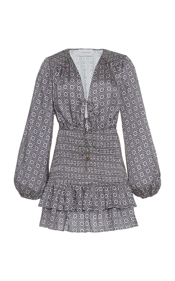 Significant Other Hedi Printed Tiered Mini Dress