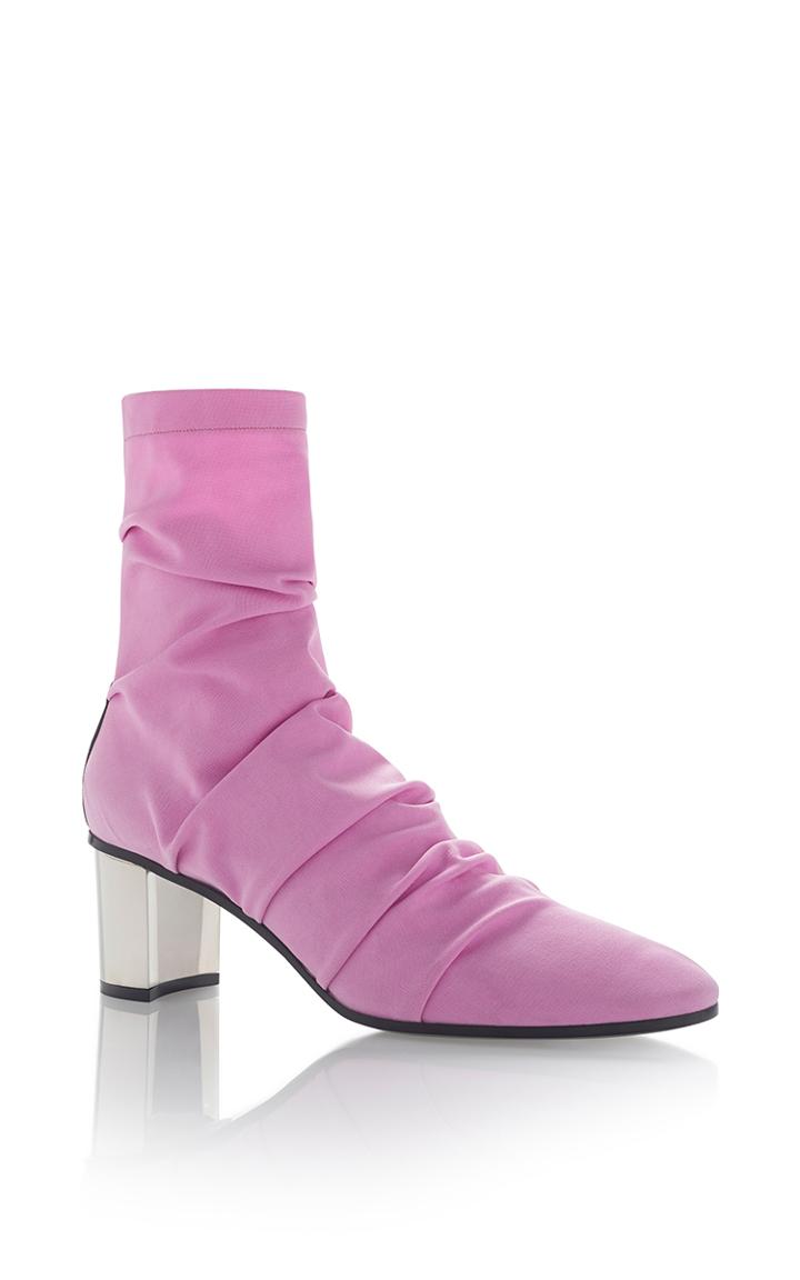 Emilio Pucci Solid Ankle Boot