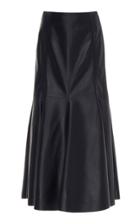 Gabriela Hearst Amy Paneled Leather Midi Skirt