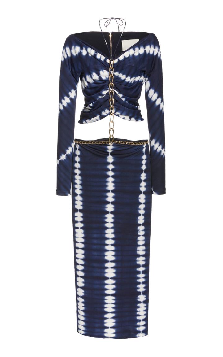Moda Operandi Dion Lee Tie-dye Georgette Dress
