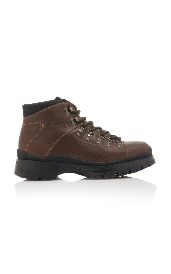 Prada Suede Hiking Boot