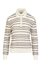 Giuliva Heritage Emera Open Knit Linen Sweater