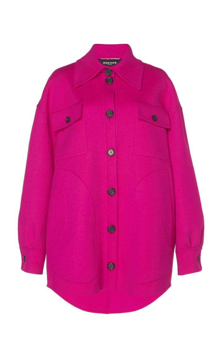 Rochas Double Breasted Virgin Wool Shirt