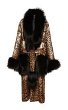 Dolce & Gabbana Leopard Print Fur Coat