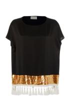 Sachin & Babi Rustem Sequined Tee Top