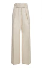 Moda Operandi Jil Sander Wide Leg Front-clasp Cotton Pant