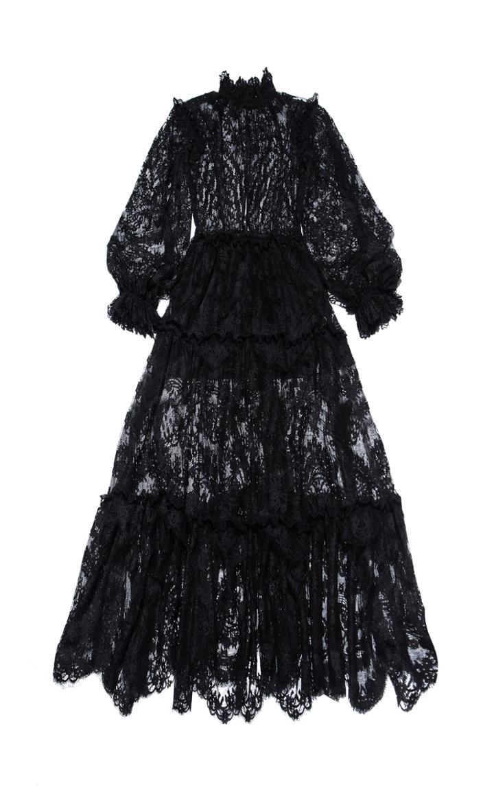 Moda Operandi Andres Otalora Sabana Lace Midi Dress