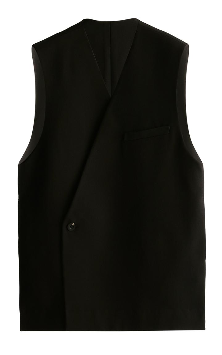 Moda Operandi Gia Studios Double-breasted Sleeveless Blazer