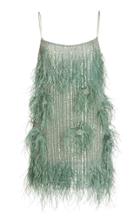 Moda Operandi Rachel Gilbert Petunia Embellished Organza Mini Dress