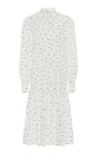 Moda Operandi Luisa Beccaria Floral-printed Cotton Shirt Dress Size: 36