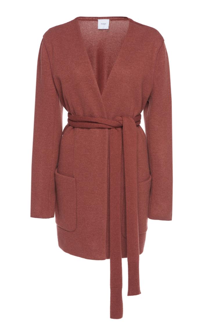 Agnona Cashmere Platino Light Collarless Jacket With Knit