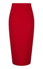 Safiyaa Hokoku Midi Crepe Skirt