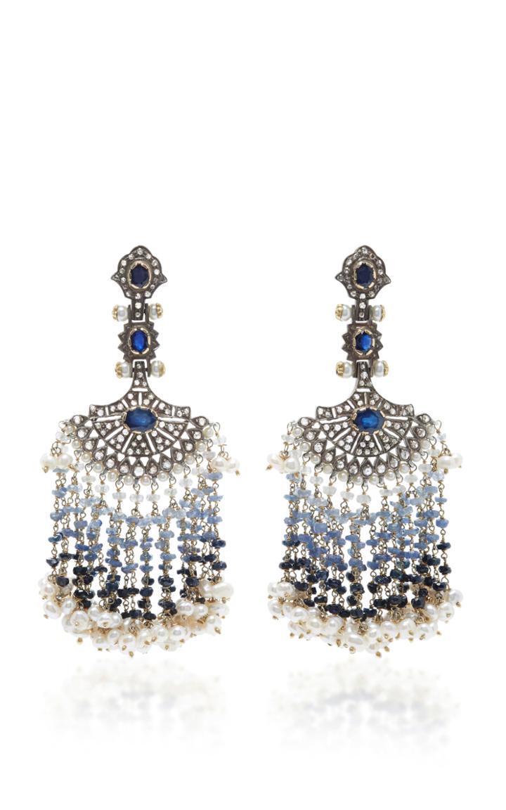 Sanjay Kasliwal Indorussian Fan Earrings