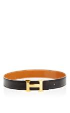 Heritage Auctions Special Collection Herms 65cm Two Tone Black Calf Box H Belt