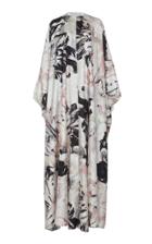 Ralph & Russo Floral Silk Caftan Coat