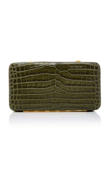 Lutz Morris Emma Embossed Croco Clutch