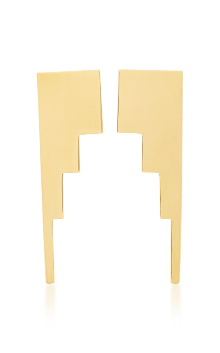 Established Levels 18k Gold Earrings