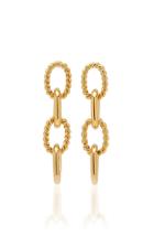 Isabel Lennse Twisted Chain Gold-plated Earrings