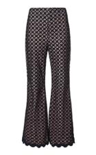 Leal Daccarett Coliseo Crochet-knit Cotton Pants
