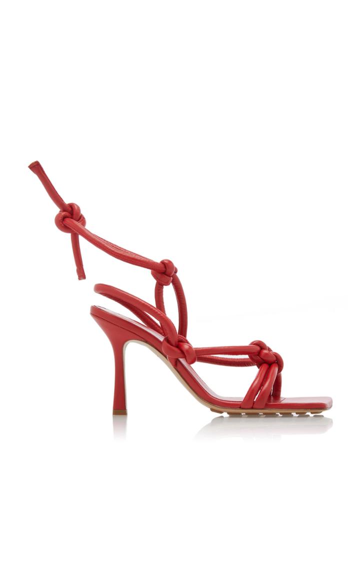 Bottega Veneta Dream Knotted Leather Sandals Size: 37.5