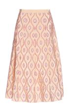 Marni Eyelet Taffeta A-line Skirt