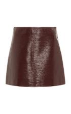 Courrges Cotton Blend-vinyl Mini Skirt