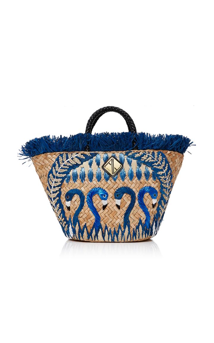 Aranaz Blue Flamingo Tote