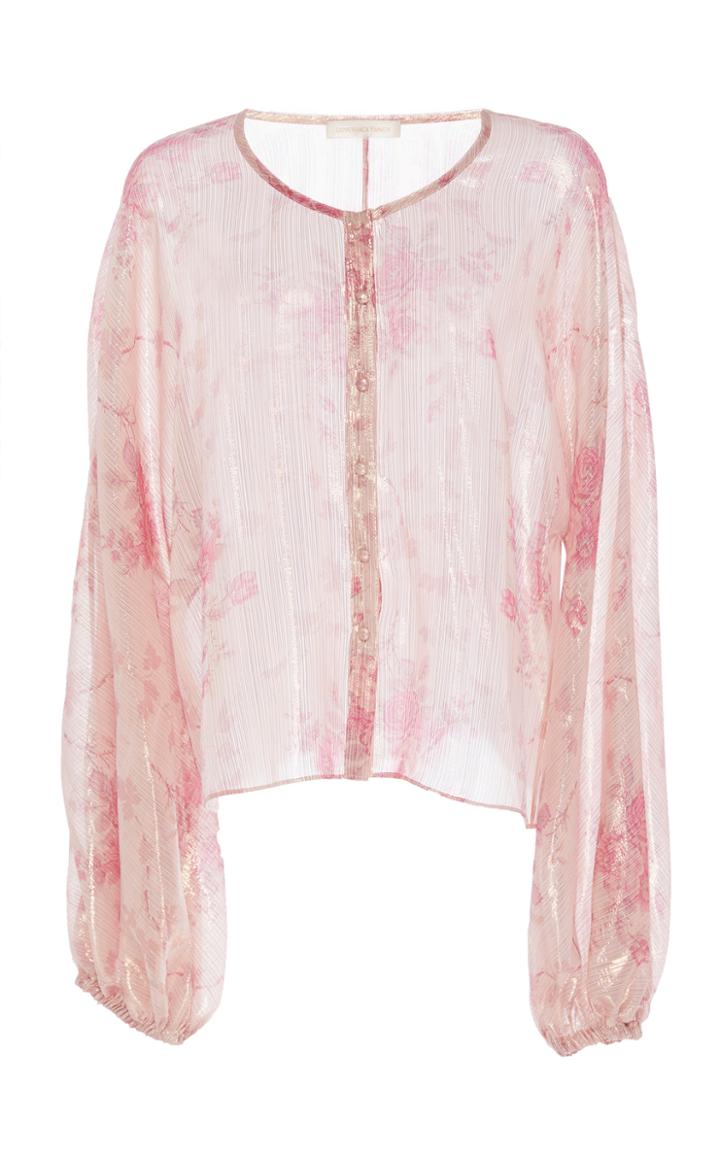 Loveshackfancy Adeline Button Down Floral Top