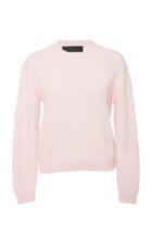 The Elder Statesman M'o Exclusive Simple Cropped Sweater