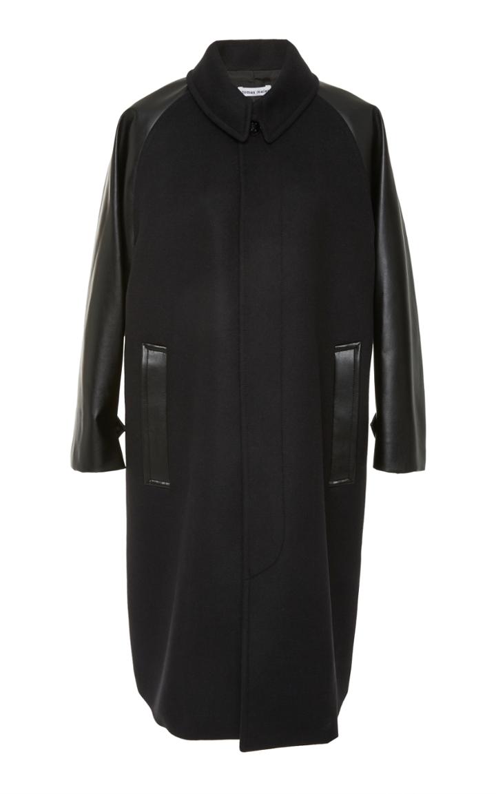 Tomas Maier Compact Wool Long Coat