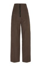 Racil Stevie High-rise Buttoned Trousers