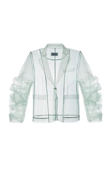 The Gang Tucked Sleeve Sheer Jacket