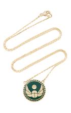 Foundrae Protection Petite Champleve Stationary Necklace