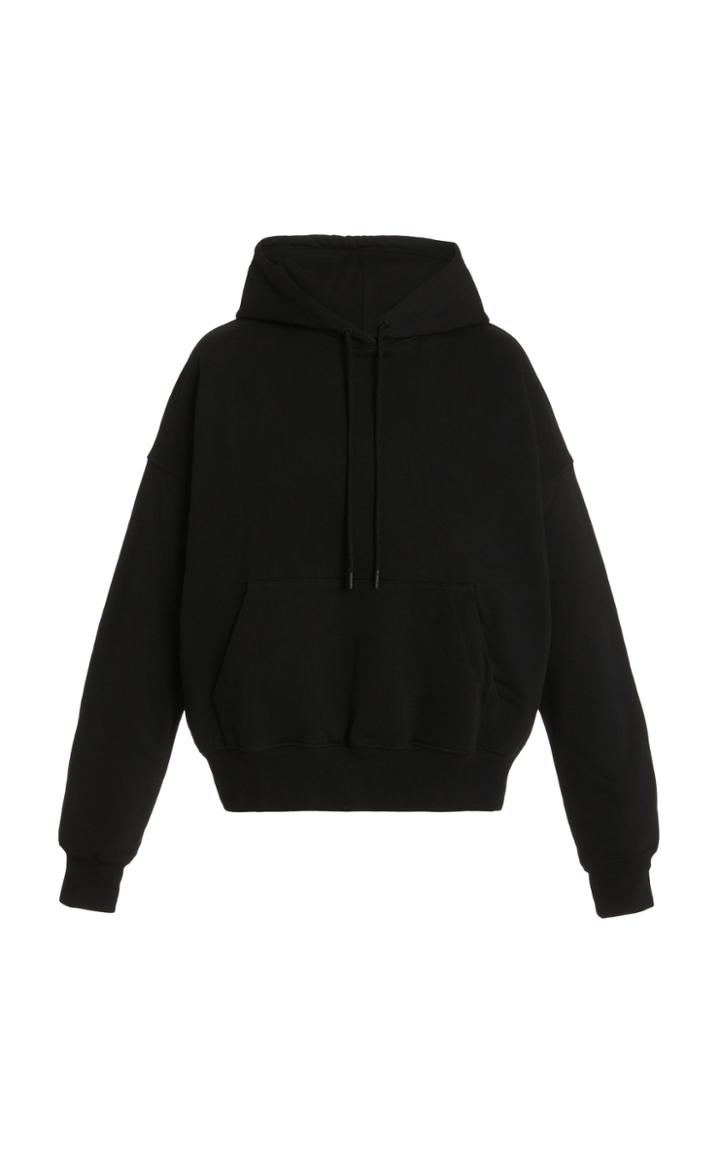 Wardrobe Nyc Oversized Cropped Cotton Hoodie