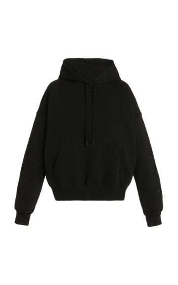 Wardrobe Nyc Oversized Cropped Cotton Hoodie
