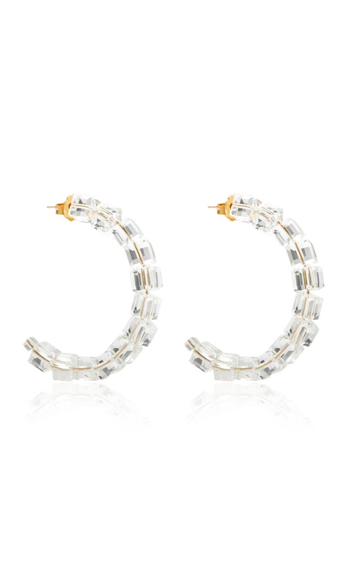 Moda Operandi Brinker & Eliza Swarovski Crystal Embellished Dreamlight Hoops