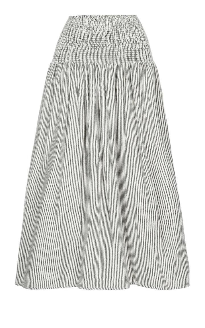 Moda Operandi Escvdo Fiji Handwoven Midi Skirt