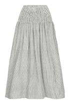 Moda Operandi Escvdo Fiji Handwoven Midi Skirt