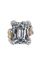 Moda Operandi Anabela Chan 18k White Gold Diamond Cinderella Ring