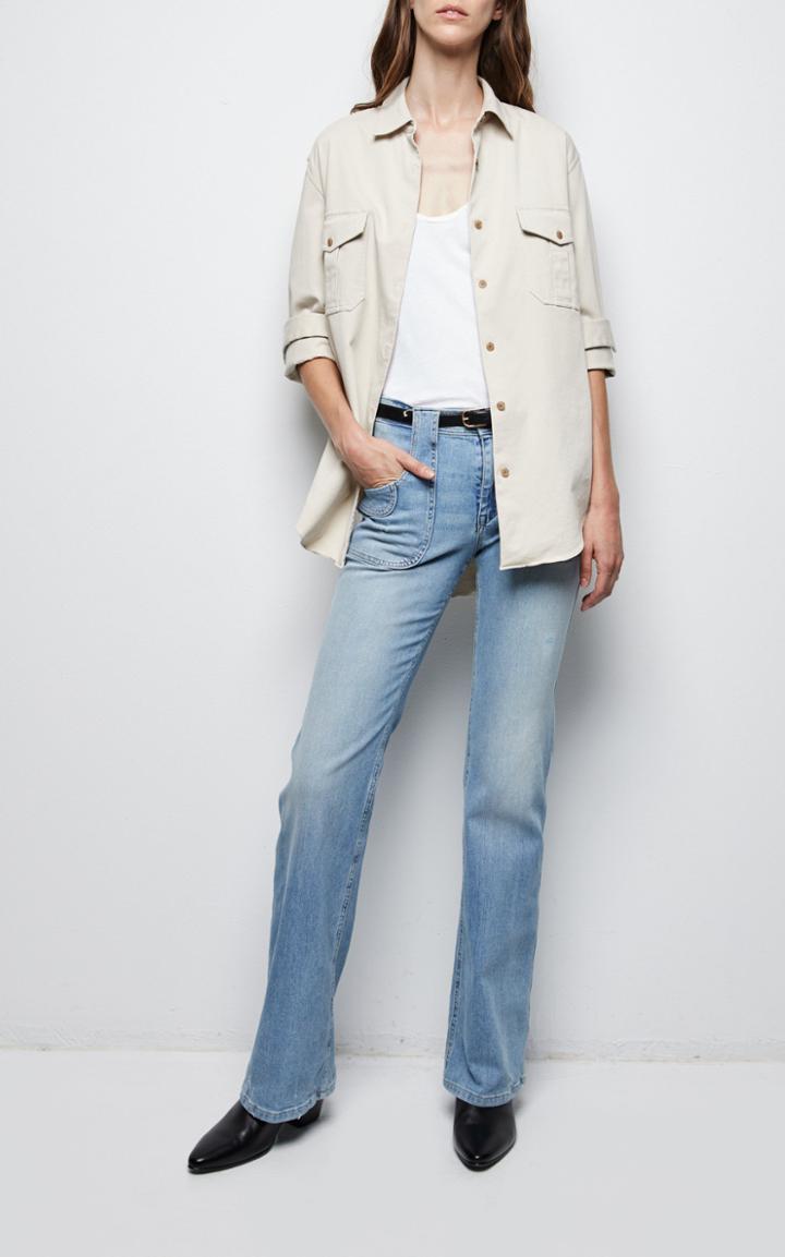 Moda Operandi Nili Lotan Oakland Stretch Bootcut Jeans