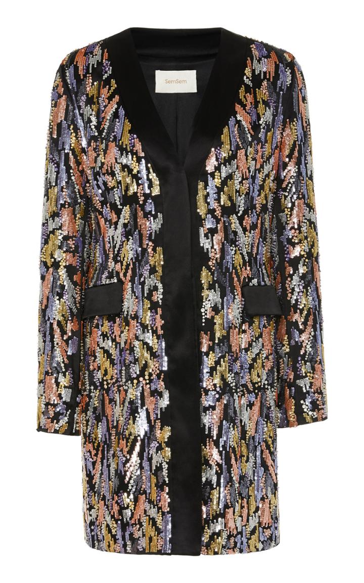 Semsem Sequin-embellished Dress