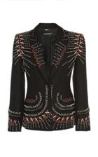 Alberta Ferretti Linen Embellished Blazer